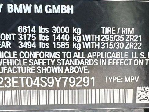 Used 2025 BMW X6 M Competition w/ Executive Package image 51