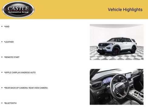 Used 2021 Ford Explorer ST w/ Equipment Group 401A AWD/4WD image 3