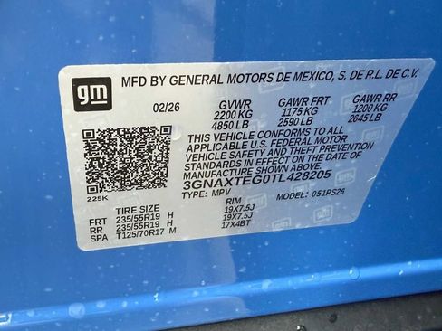 New 2026 Chevrolet Equinox RS AWD/4WD image 58