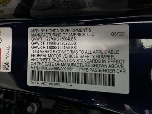 Certified 2022 Acura TLX SH-AWD w/ Advance Package image 24
