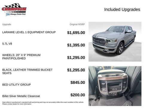 Used 2019 RAM 1500 Laramie AWD/4WD image 7
