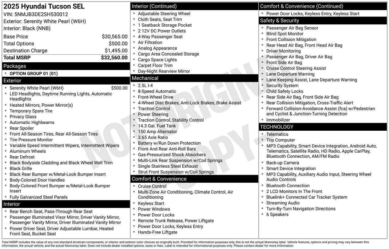 Used 2025 Hyundai Tucson SEL FWD image 29