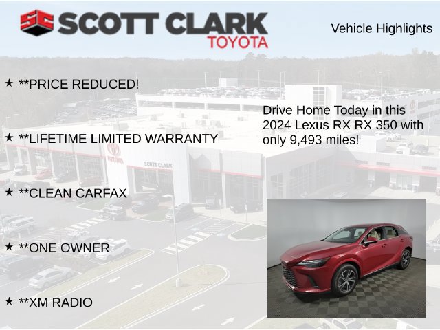 Used 2024 Lexus RX 350 FWD w/ Accessory Package (K3) image 13