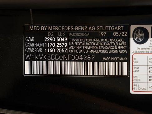 Certified 2022 Mercedes-Benz SL 63 AMG 4MATIC image 25