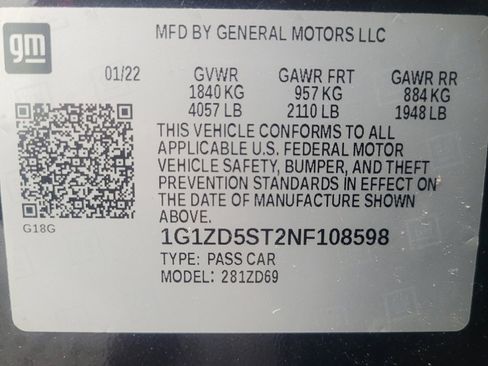 Used 2022 Chevrolet Malibu LT FWD image 33