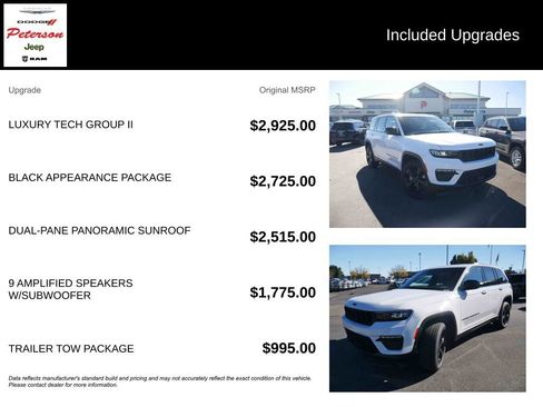 New 2025 Jeep Grand Cherokee Limited w/ Luxury Tech Group II image 13