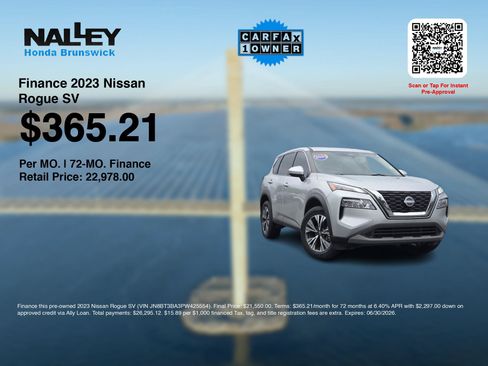 Used 2023 Nissan Rogue SV FWD image 3
