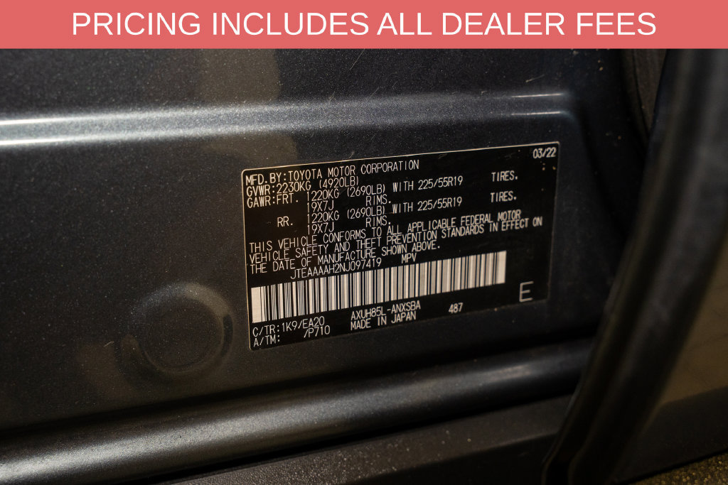 Used 2022 Toyota Venza Limited w/ Advanced Technology Package AWD/4WD image 21