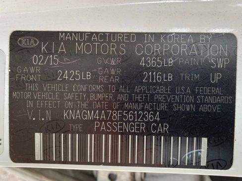Used 2015 Kia Optima LX FWD image 30