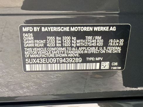 New 2026 BMW X5 xDrive50e w/ M Sport Package AWD/4WD image 21