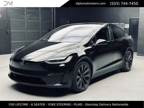 Used 2024 Tesla Model X Plaid AWD/4WD image 1