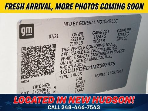 Used 2021 Chevrolet Silverado 1500 LT w/ Bed Protection Package AWD/4WD image 14