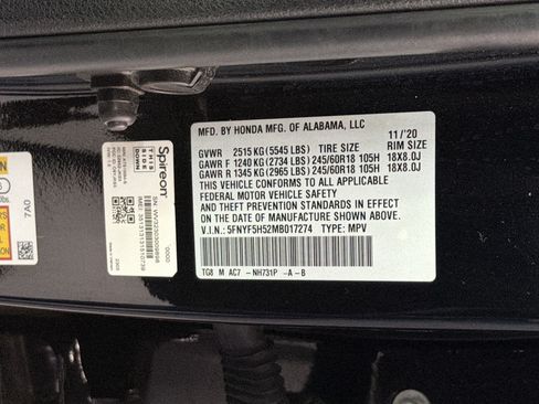 Certified 2021 Honda Pilot EX-L image 30