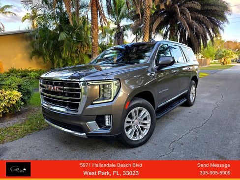 Used 2021 GMC Yukon SLT RWD image 1