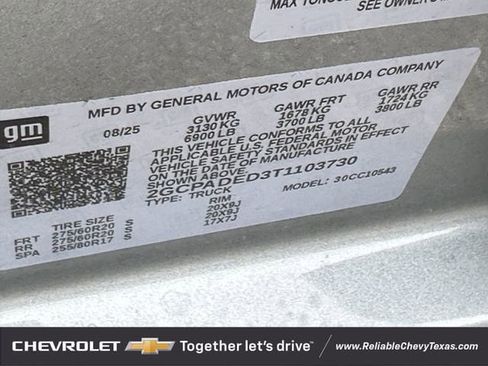 New 2026 Chevrolet Silverado 1500 RST w/ Texas Edition Plus image 28