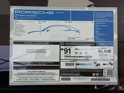 New 2025 Porsche Macan Turbo Electric image 26