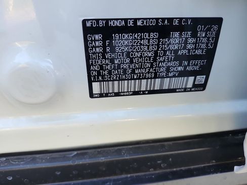 New 2026 Honda HR-V LX image 32