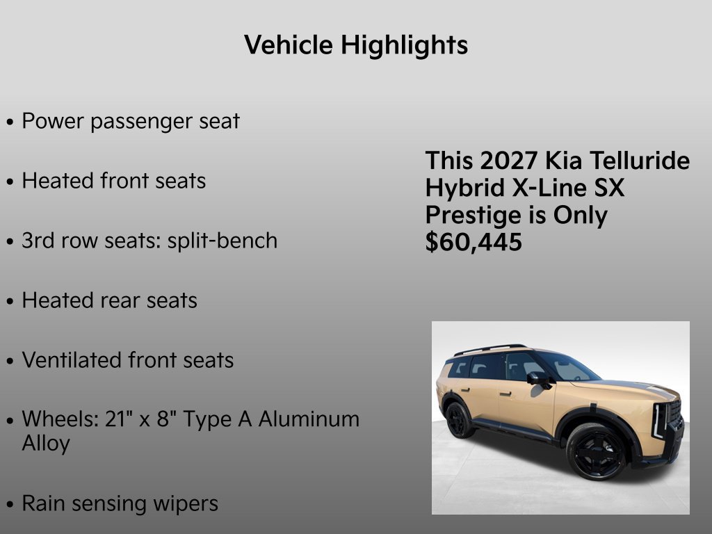 New 2027 Kia Telluride X-Line SX Prestige AWD/4WD image 35