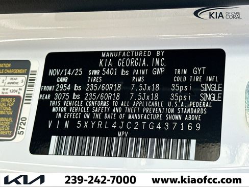 New 2026 Kia Sorento S w/ S Panoramic Sunroof Package FWD image 44