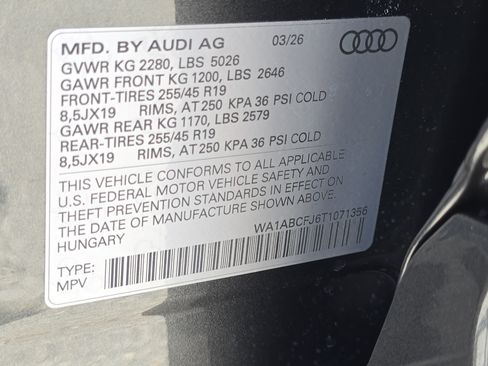 New 2026 Audi Q3 quattro 2.0T AWD/4WD image 36