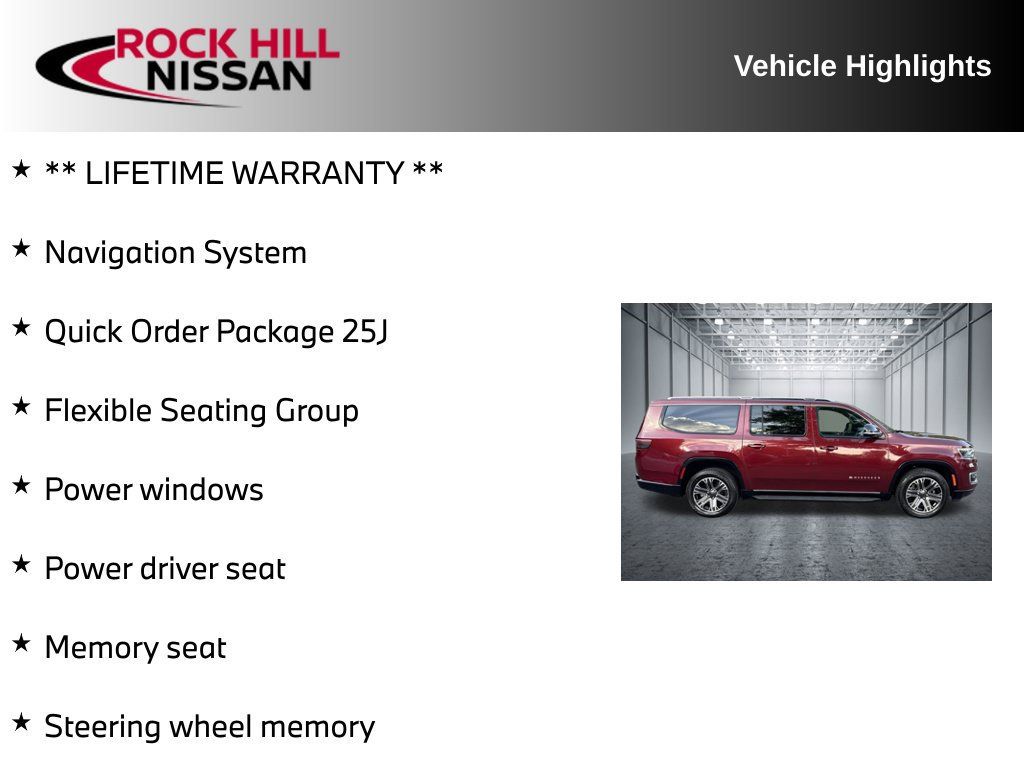 Used 2024 Jeep Wagoneer L Series II w/ Flexible Seating Group AWD/4WD image 5