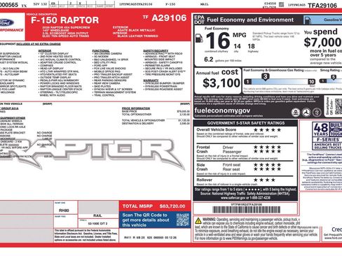 New 2026 Ford F150 Raptor AWD/4WD image 6