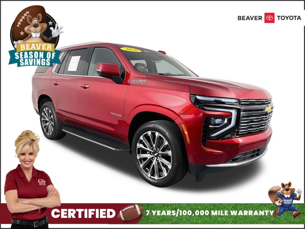 Used 2026 Chevrolet Tahoe High Country RWD image 1