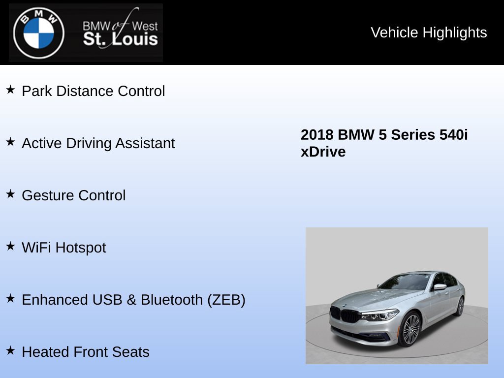 Used 2018 BMW 540i xDrive AWD/4WD image 25