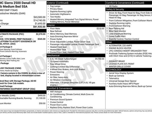 Used 2021 GMC Sierra 2500 Denali w/ Denali Ultimate Package AWD/4WD image 36