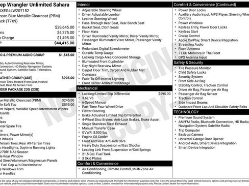 Used 2020 Jeep Wrangler Unlimited Sahara image 31