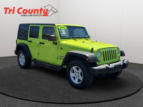Used 2016 Jeep Wrangler Unlimited Sport w/ Quick Order Package 24S AWD/4WD image 1