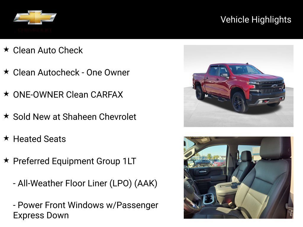 Used 2021 Chevrolet Silverado 1500 LT Trail Boss w/ Convenience Package II AWD/4WD image 18