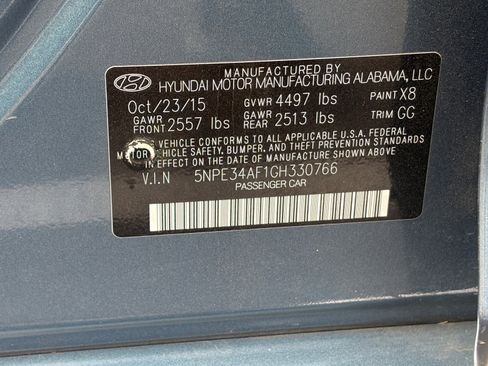 Used 2016 Hyundai Sonata Sport w/ Option Group 03 image 12