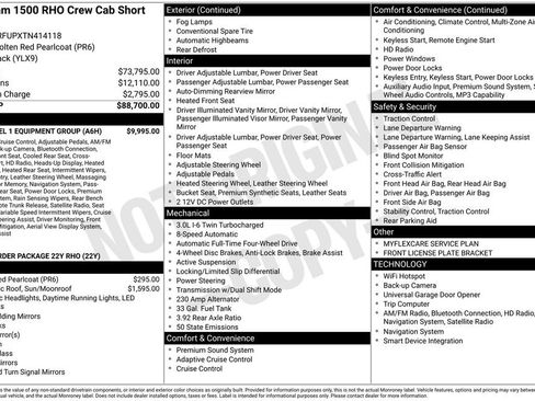 New 2026 RAM 1500 RHO w/ RHO Level 1 Equipment Group AWD/4WD image 28
