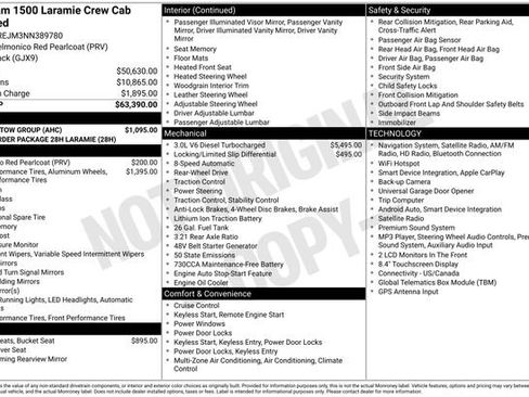 Used 2022 RAM 1500 Laramie w/ Trailer Tow Group RWD image 2