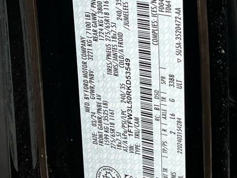 Used 2024 Ford F150 XLT w/ Tow/Haul Package image 37