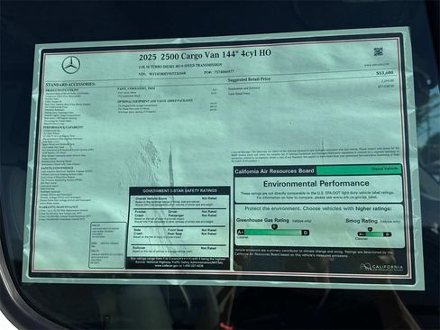 New 2025 Mercedes-Benz Sprinter 2500 image 9