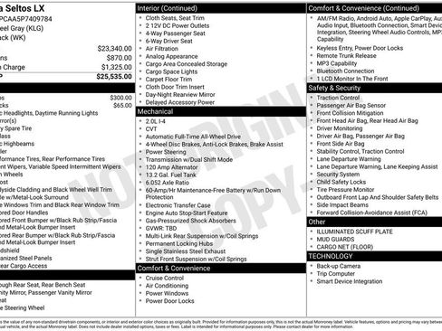 Used 2023 Kia Seltos LX image 17
