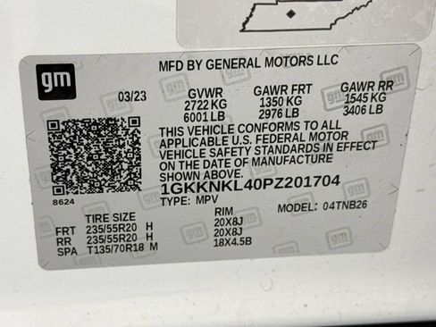 Used 2023 GMC Acadia SLE w/ Elevation Edition FWD image 34