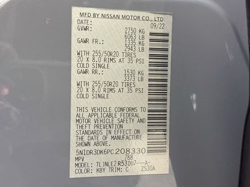 Used 2023 Nissan Pathfinder Platinum AWD/4WD image 34