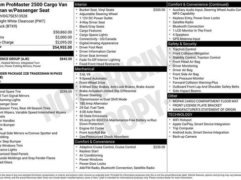 Used 2025 RAM ProMaster 2500 w/ Convenience Group FWD image 1