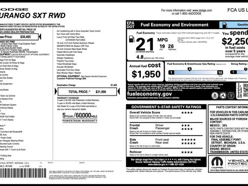 Used 2020 Dodge Durango SXT image 3