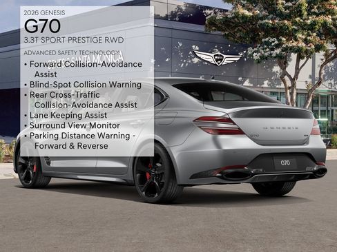 New 2026 Genesis G70 3.3T Sport Prestige RWD image 8