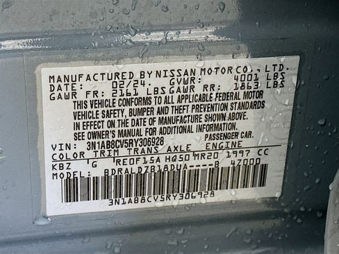 Used 2024 Nissan Sentra SV image 12