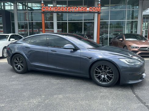 Used 2021 Tesla Model S Plaid AWD/4WD image 1