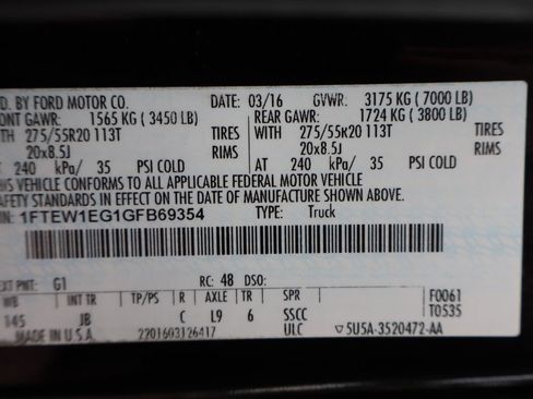 Used 2016 Ford F150 XLT w/ Equipment Group 302A Luxury AWD/4WD image 46