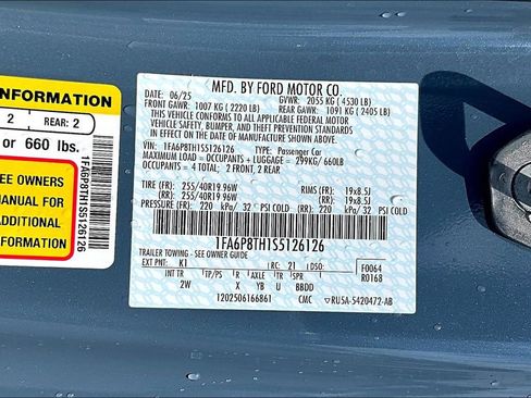 New 2025 Ford Mustang Coupe image 13