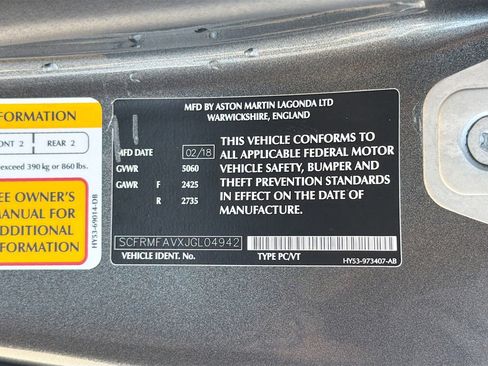 Used 2018 Aston Martin DB11 V12 image 42