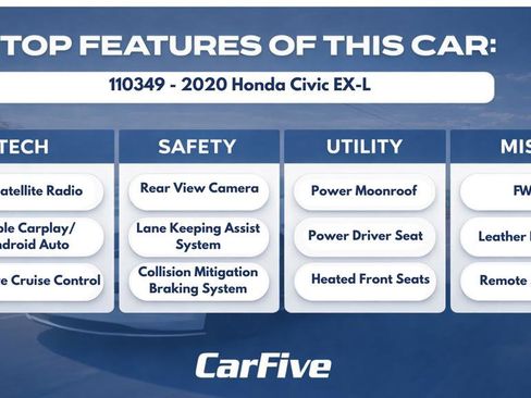 Used 2020 Honda Civic EX-L image 31