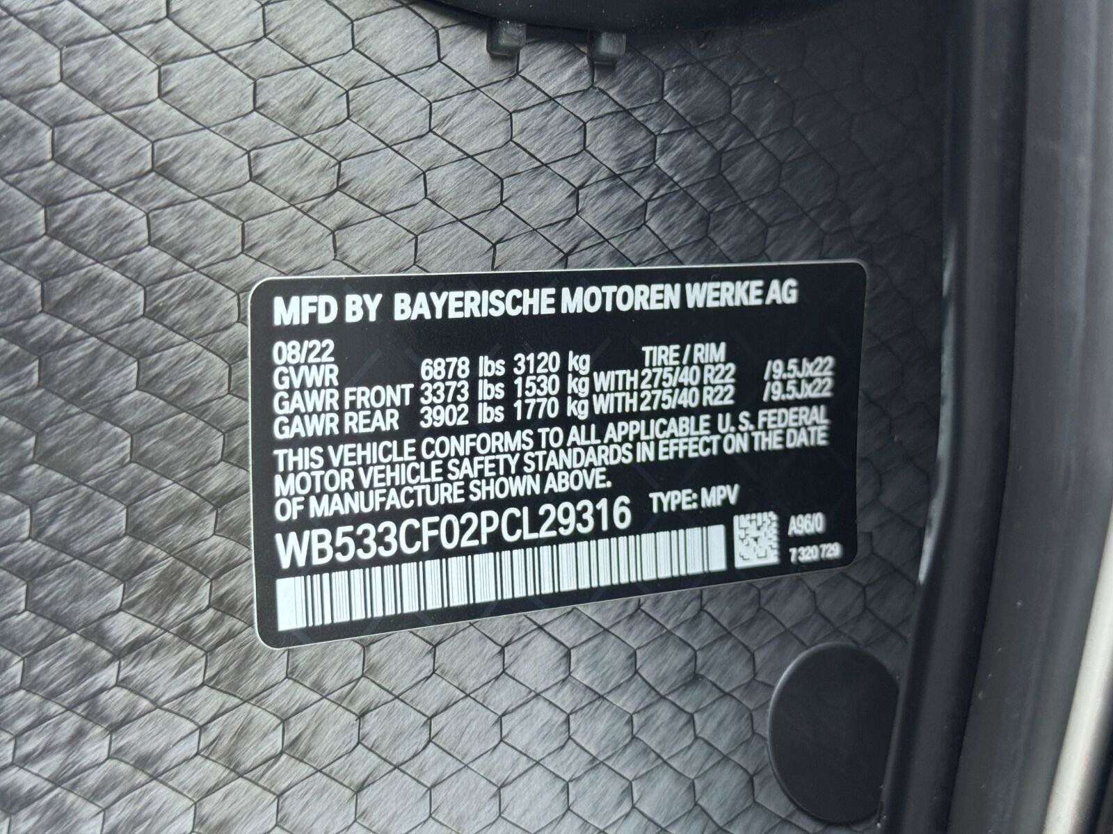 Used 2023 BMW iX M60 w/ Executive Package AWD/4WD image 47